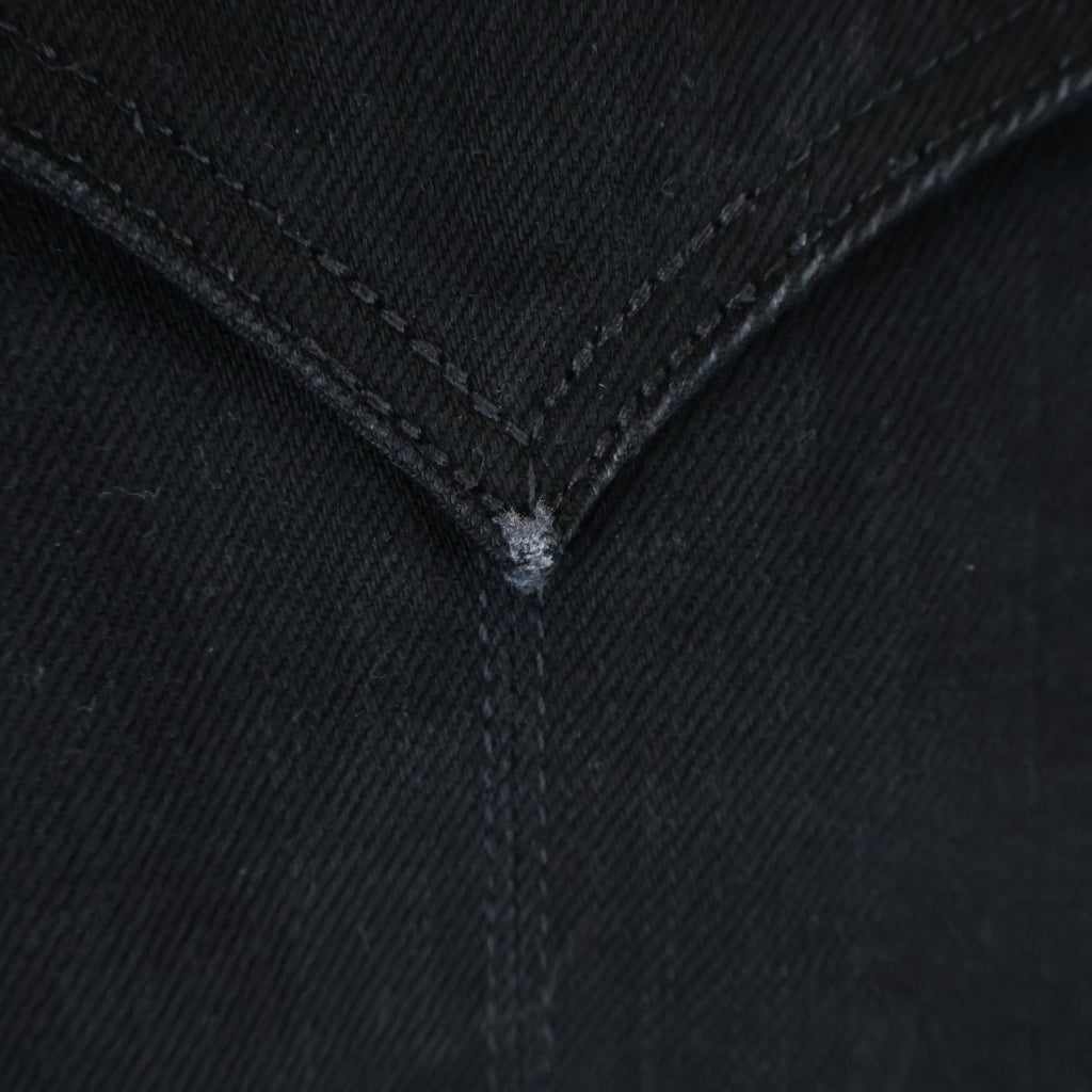 CHROME HEARTS(クロムハーツ) HUNTING JACKET ホースシューボタン デニム ハンティングジャケット ブラック
