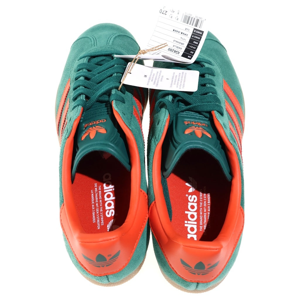 adidas(アディダス) GAZELLE ガゼル ローカットスニーカー グリーン US9/27cm IG6200