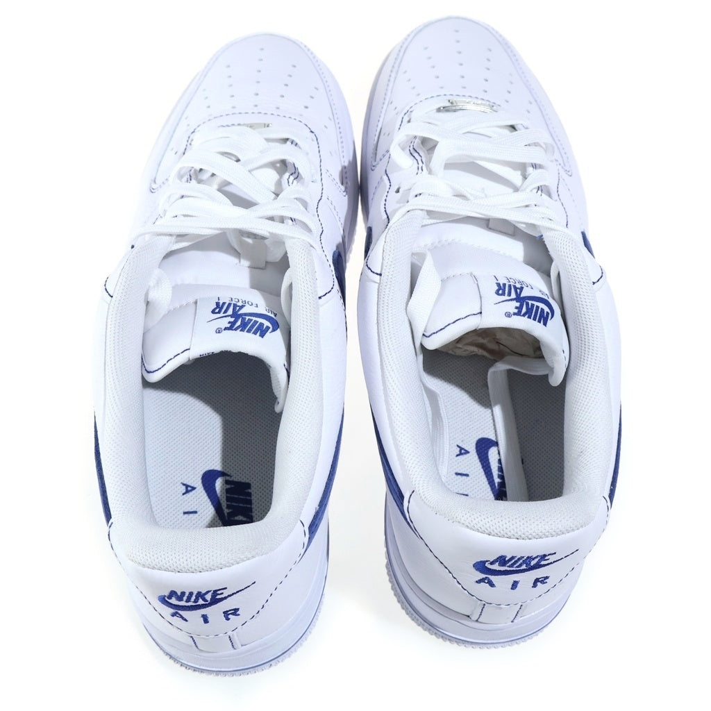 NIKE(ナイキ) Air Force 1 Low Blue Stitch エアフォース1 ブルーステッチ ローカット スニーカー ホワイト US10.5/28.5cm HQ2037-100