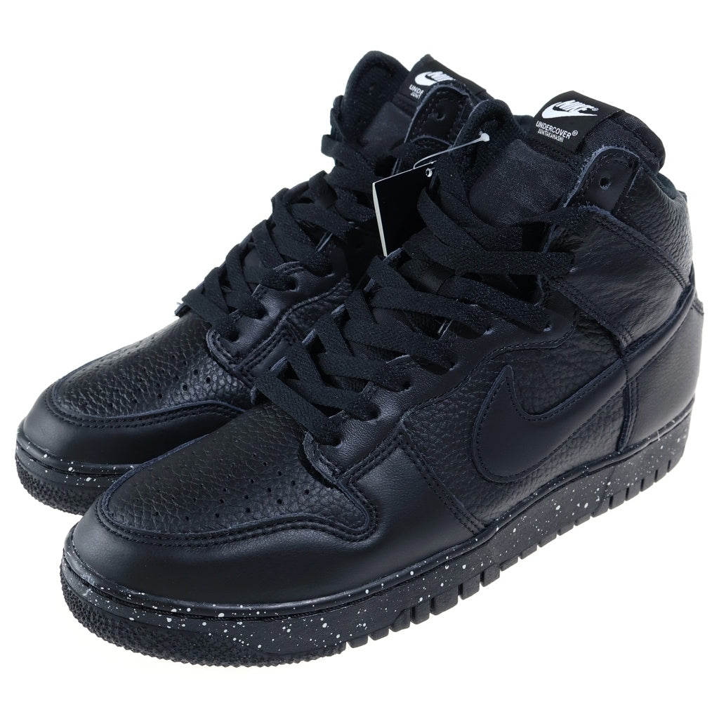 NIKE(ナイキ) ×UNDERCOVER DUNK HI 1985 CHAOS BLACK × アンダーカバー ダンク カオスブラック ハイカットスニーカー ブラック US8.5/26.5cm DQ4121-001