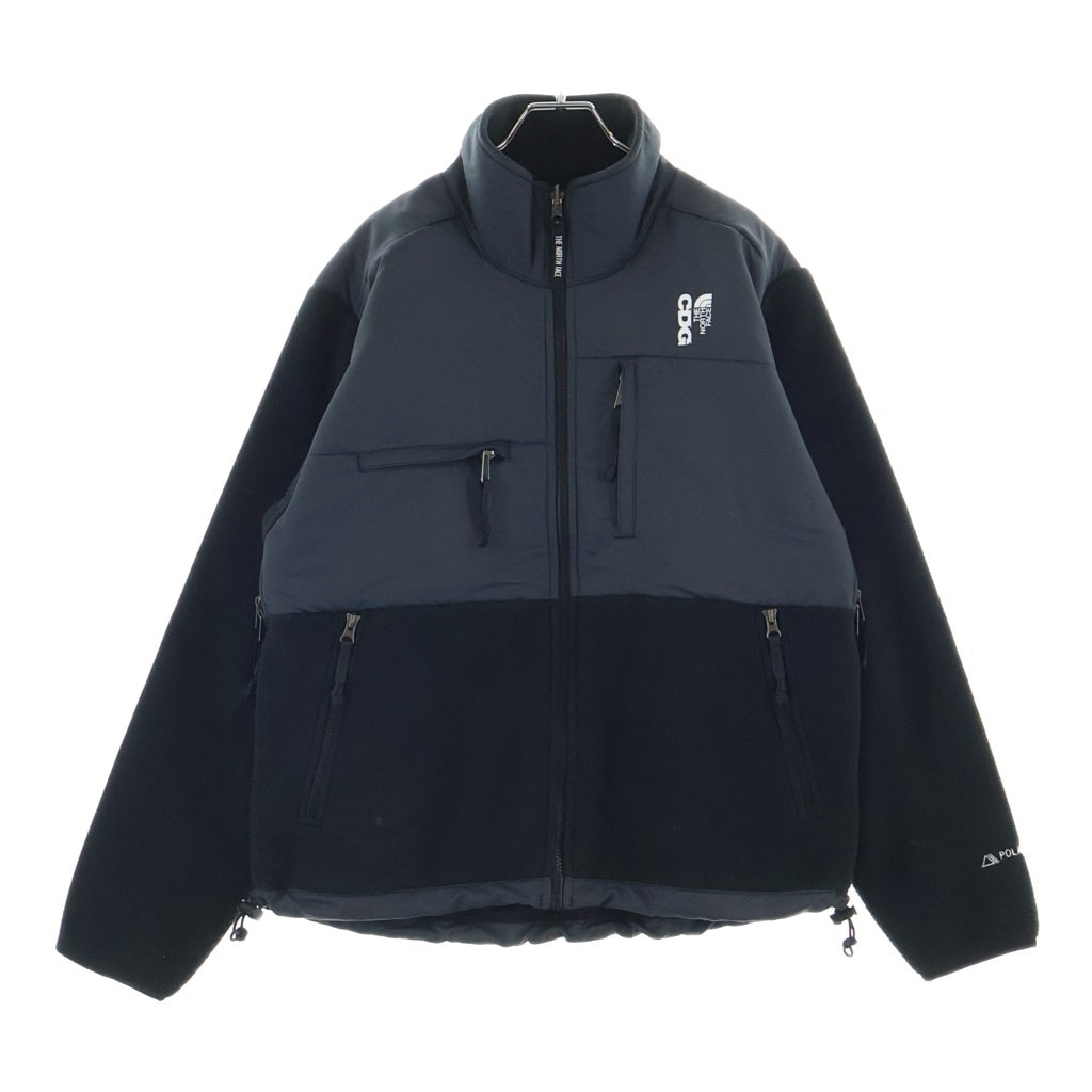 THE NORTH FACE(ザノースフェイス) 24SS AD2023 × CDG DENALI FLEECE POLARTEC JACKET シーディージー デナリ フリース ジャケット ブラック SM-J001
