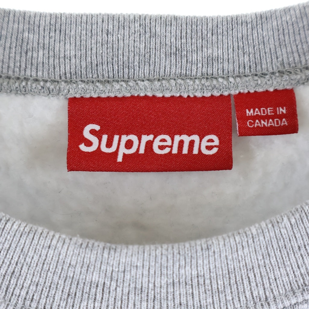 SUPREME(シュプリーム) 24AW ×Thrasher Harold Crewneck スラッシャー ハロルド クルーネック スウェットシャツ グレー