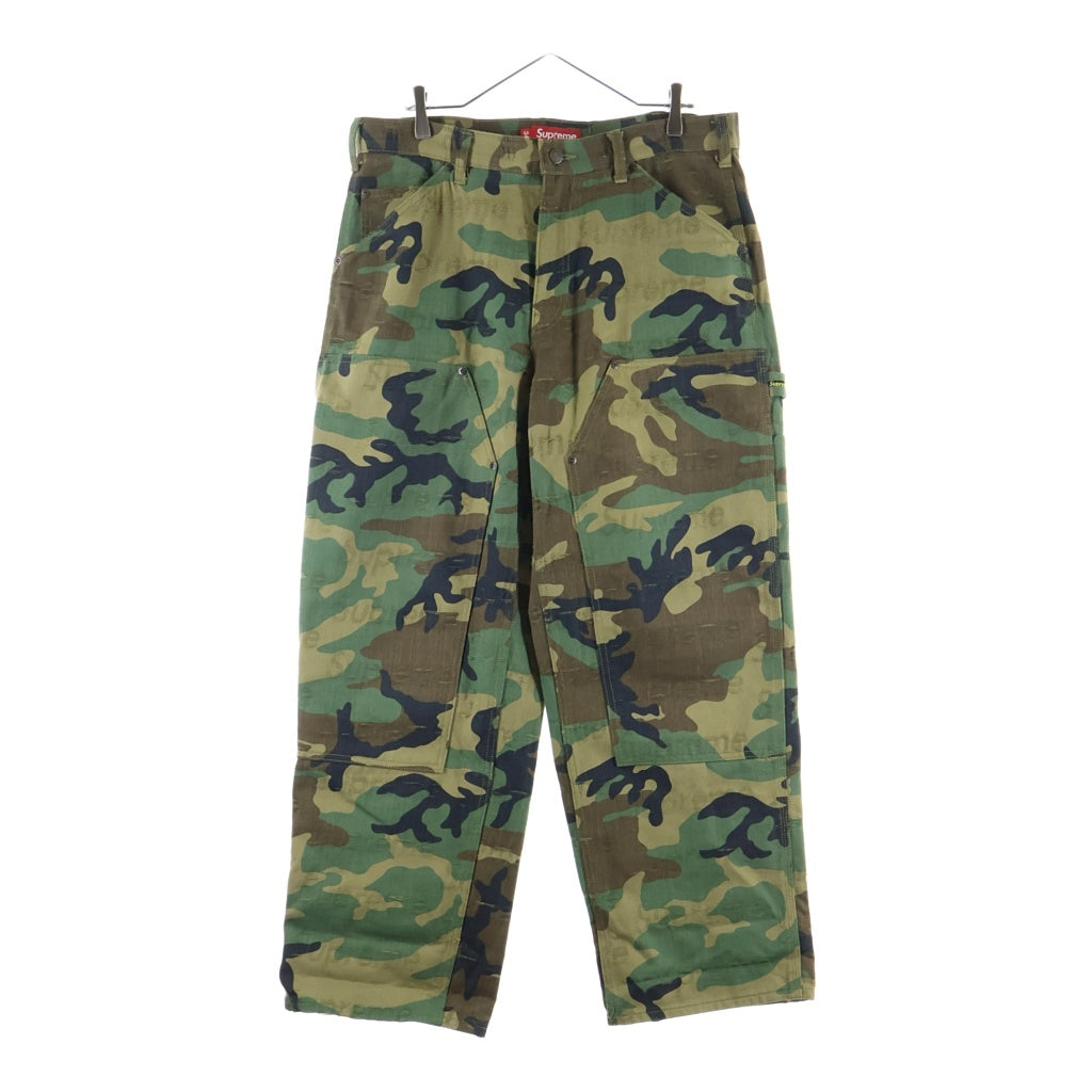 SUPREME(シュプリーム) 25AW Jacquard Logos Double Knee Denim Painter Jean ジャカードロゴ ダブルニーデニムペインターパンツ カーキ