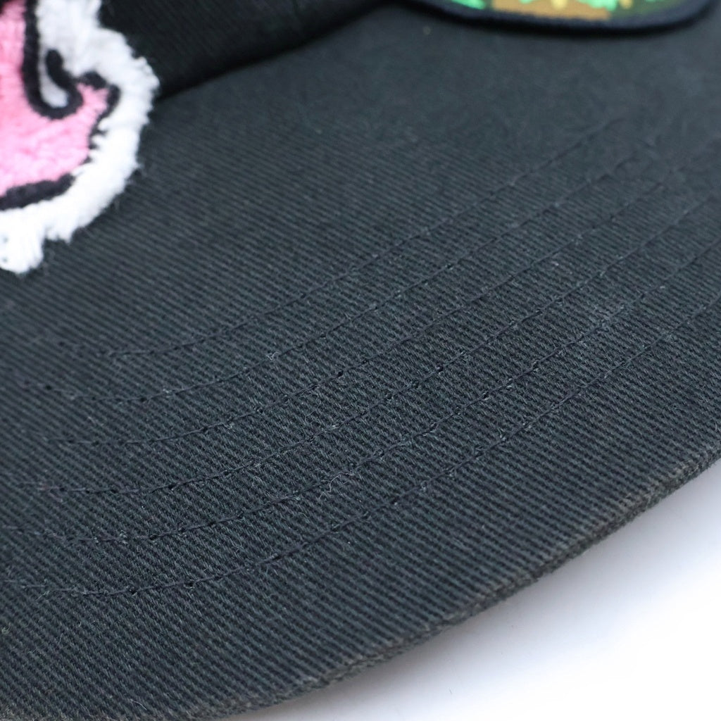 SUPREME(シュプリーム) 25SS Patches 6-Panel パッチワーク シックスパネルキャップ 帽子 ブラック
