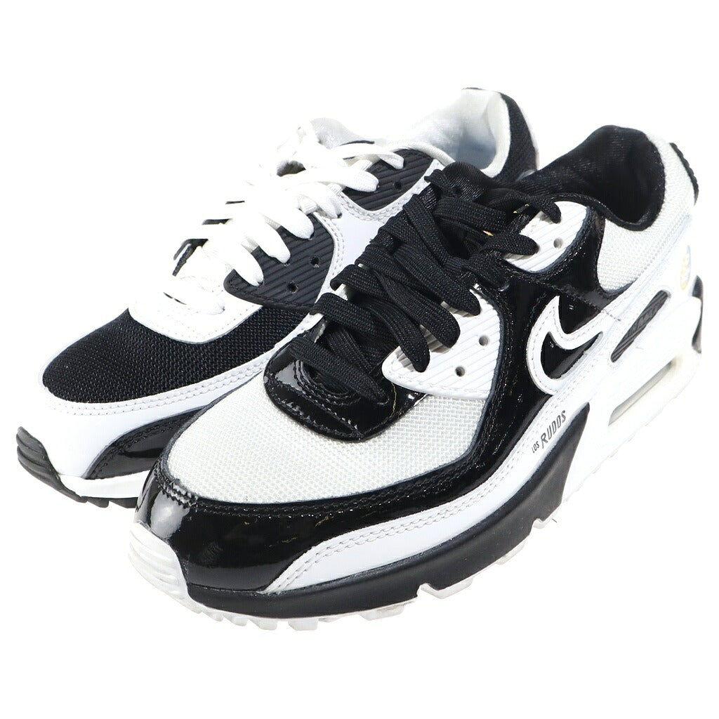 NIKE(ナイキ) AIR MAX 90 SE LUCHA LIBRE エアマックス90 ルチャリブレ ローカットスニーカー ホワイト/ブラック US8/26cm DM6178-010
