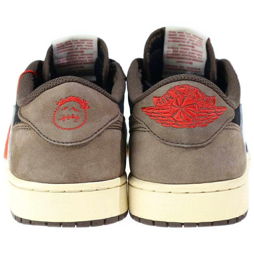 NIKE(ナイキ) ×TRAVIS SCOTT AIR JORDAN 1 LOW OG SP-T トラヴィススコット エアジョーダン1 ローカットスニーカー US8.5/26.5cm ブラウン CQ4277-001