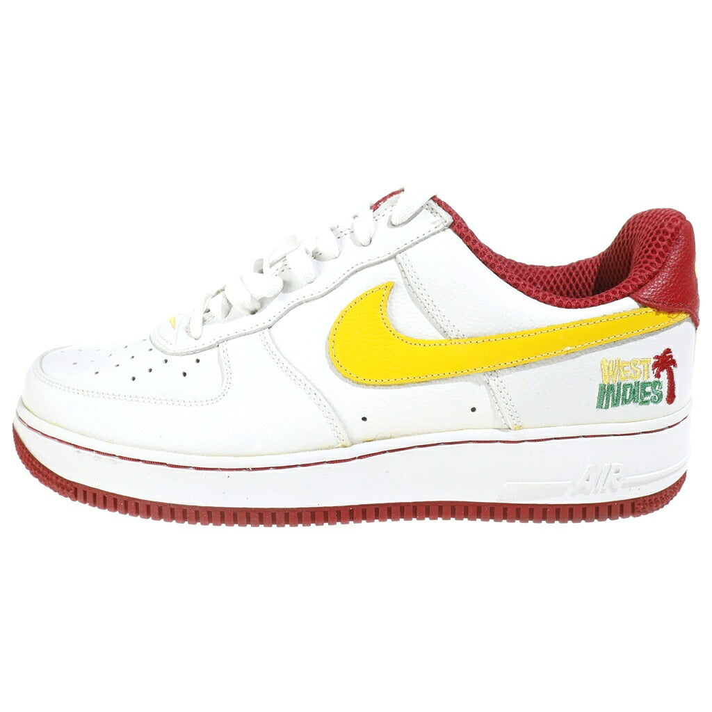 NIKE(ナイキ) 【観賞用 2004年製】Air Force 1 Low West Indies 3 エアフォース1 ロー ウェストインディーズ3 ホワイト/レッド US9.5/27.5cm 306353-171