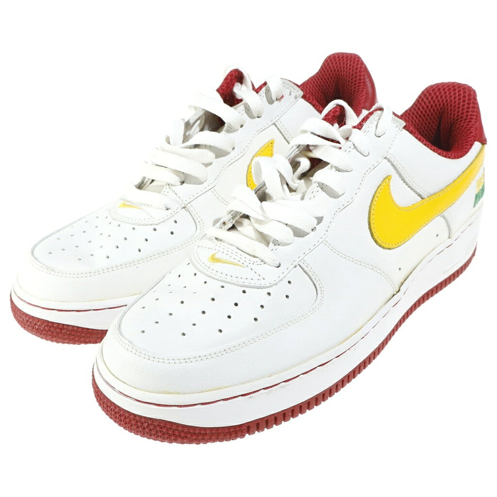 NIKE(ナイキ) 【観賞用 2004年製】Air Force 1 Low West Indies 3 エアフォース1 ロー ウェストインディーズ3 ホワイト/レッド US9.5/27.5cm 306353-171