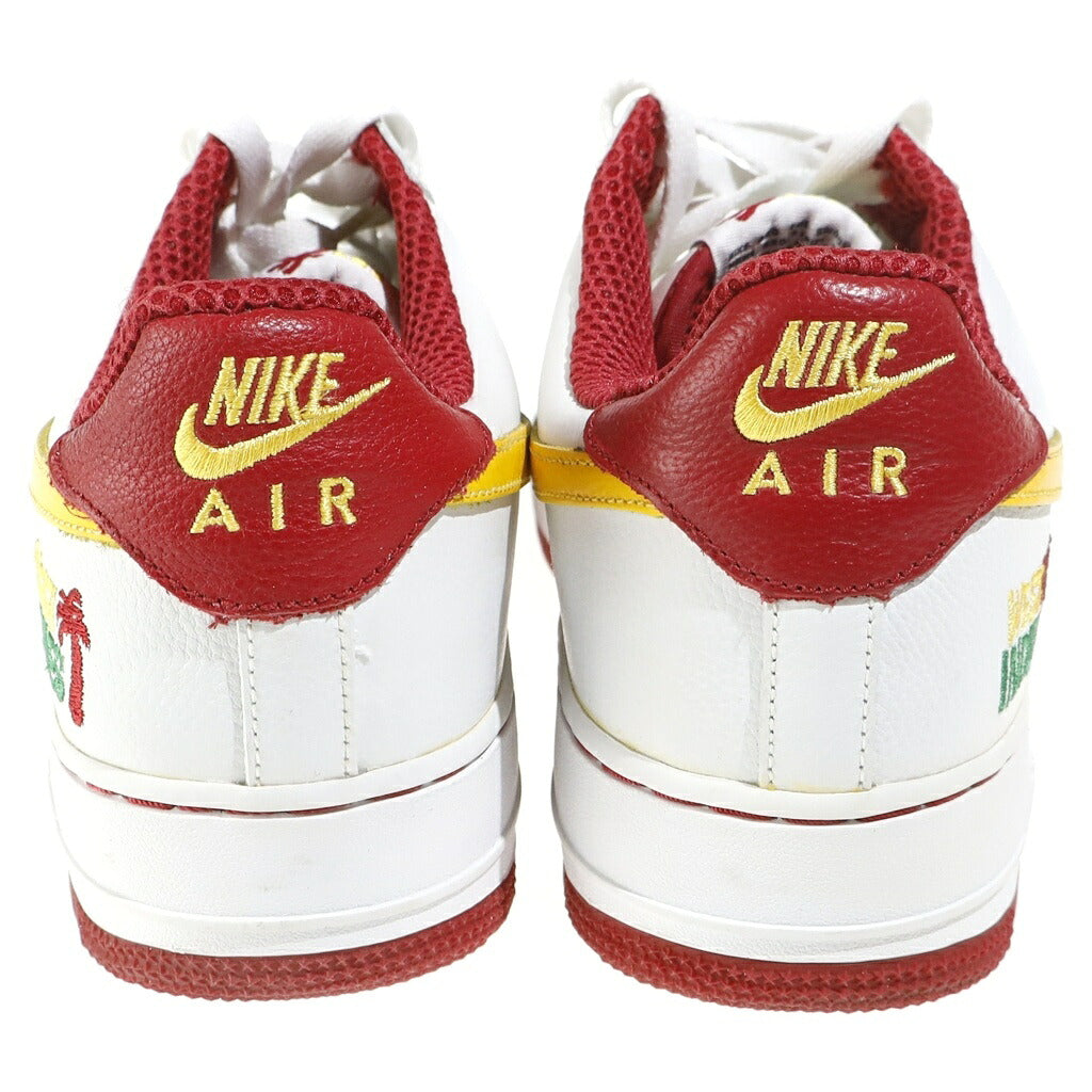 NIKE(ナイキ) 【観賞用 2004年製】Air Force 1 Low West Indies 3 エアフォース1 ロー ウェストインディーズ3 ホワイト/レッド US9.5/27.5cm 306353-171