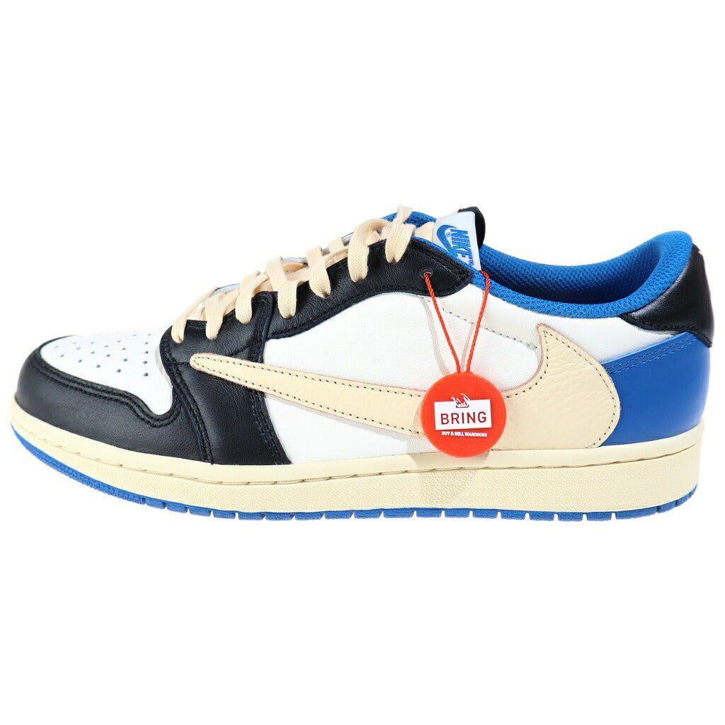 NIKE(ナイキ) ×TRAVIS SCOTT FRAGMENT DESIGN AIR JORDAN 1 LOW OG SP DM7866-140 エアジョーダン1 ローカットスニーカー ブルー US9.5/27.5cm