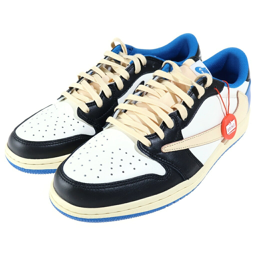 NIKE(ナイキ) ×TRAVIS SCOTT FRAGMENT DESIGN AIR JORDAN 1 LOW OG SP DM7866-140 エアジョーダン1 ローカットスニーカー ブルー US9.5/27.5cm