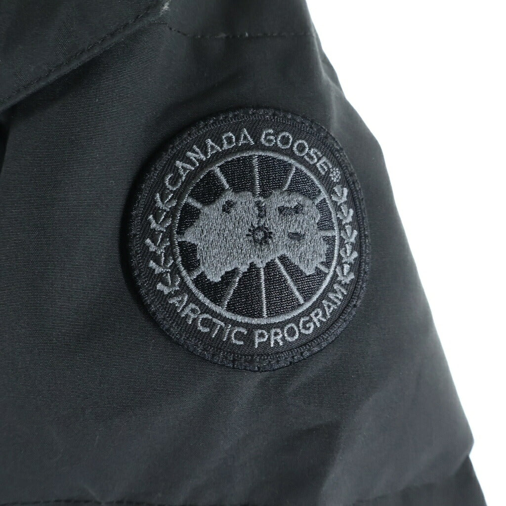 CANADA GOOSE(カナダグース) WYNDHAM PARKA BLACK LABEL ウィンダムパーカー ブラックレーベル ファー付きダウンジャケット ブラック 3808MB