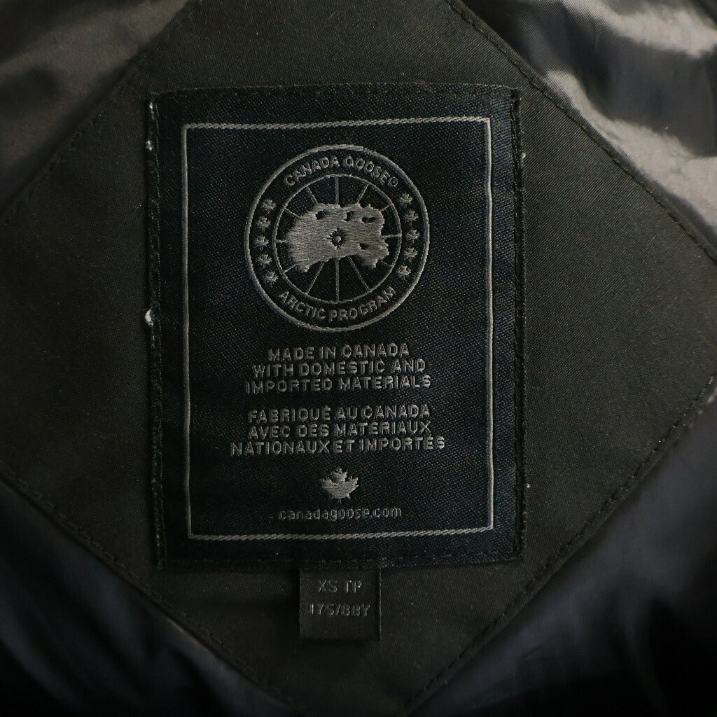 CANADA GOOSE(カナダグース) WYNDHAM PARKA BLACK LABEL ウィンダムパーカー ブラックレーベル ファー付きダウンジャケット ブラック 3808MB