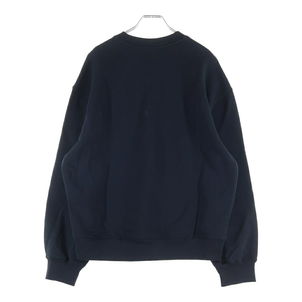 MAISON KITSUNE(メゾンキツネ) 25AW STANDING FOX COMFORT SWEATSHIRT スタンディング フォックス コンフォート クルーネック スウェットシャツ ブラック PM00311KM0341