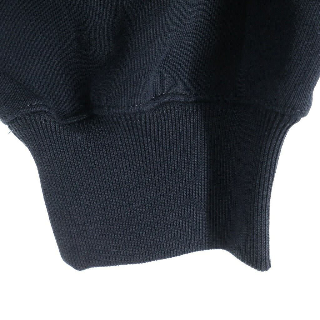 MAISON KITSUNE(メゾンキツネ) 25AW STANDING FOX COMFORT SWEATSHIRT スタンディング フォックス コンフォート クルーネック スウェットシャツ ブラック PM00311KM0341