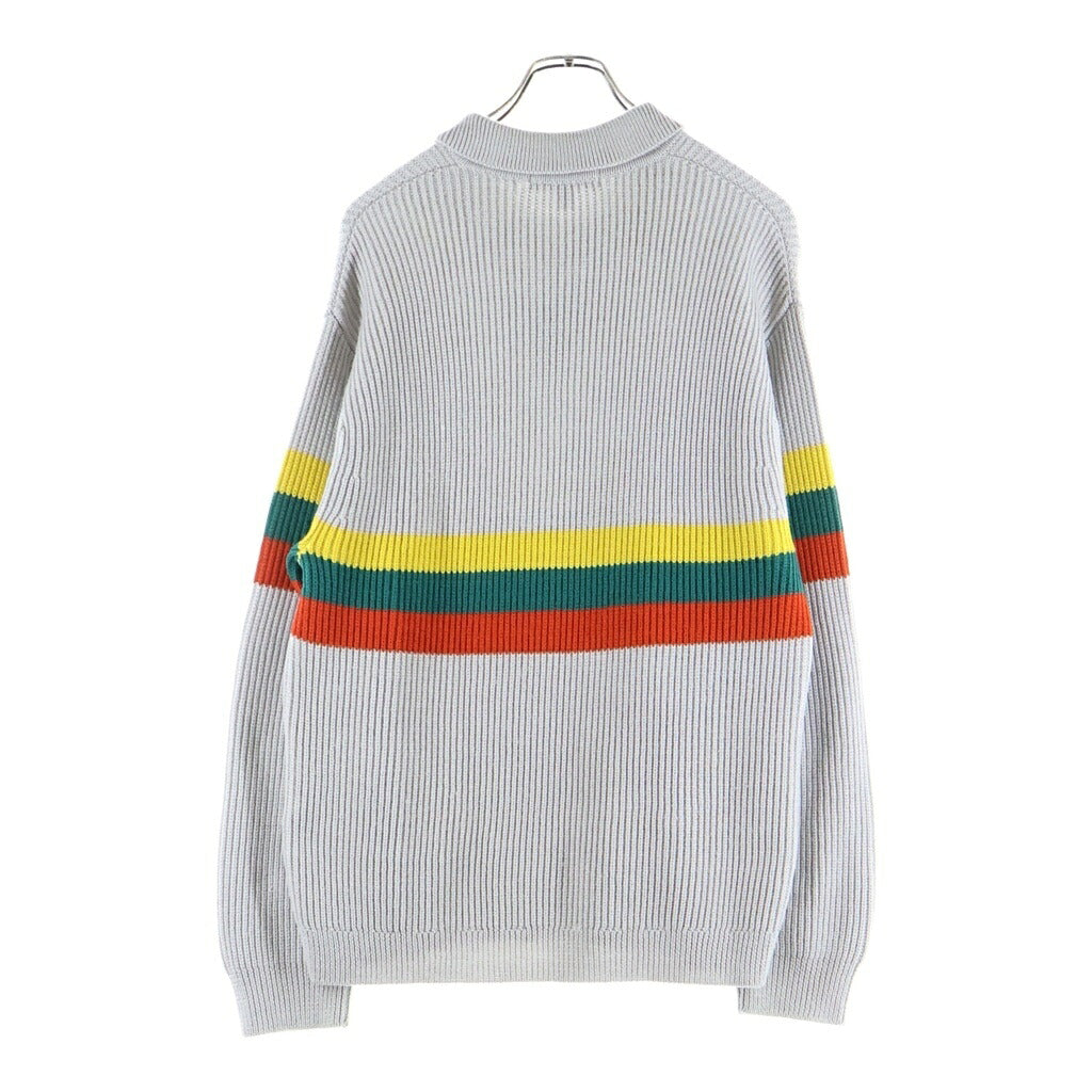 SUPREME(シュプリーム) 23AW Small Box Polo Sweater スモール ボックス ロゴ ポロ セーター ニット グレー