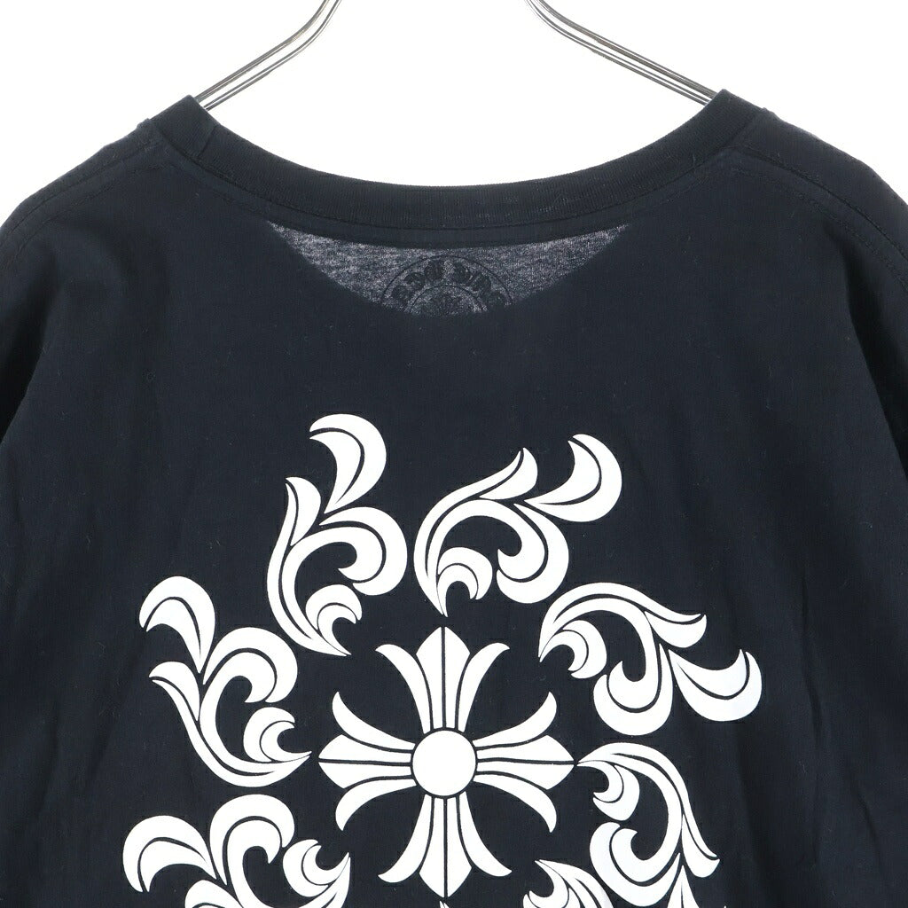 CHROME HEARTS(クロムハーツ) Honolulu Horseshoe SS Tee ホノルル限定 ホースシュー バック CHプラス クルーネック半袖Tシャツカットソー ブラック