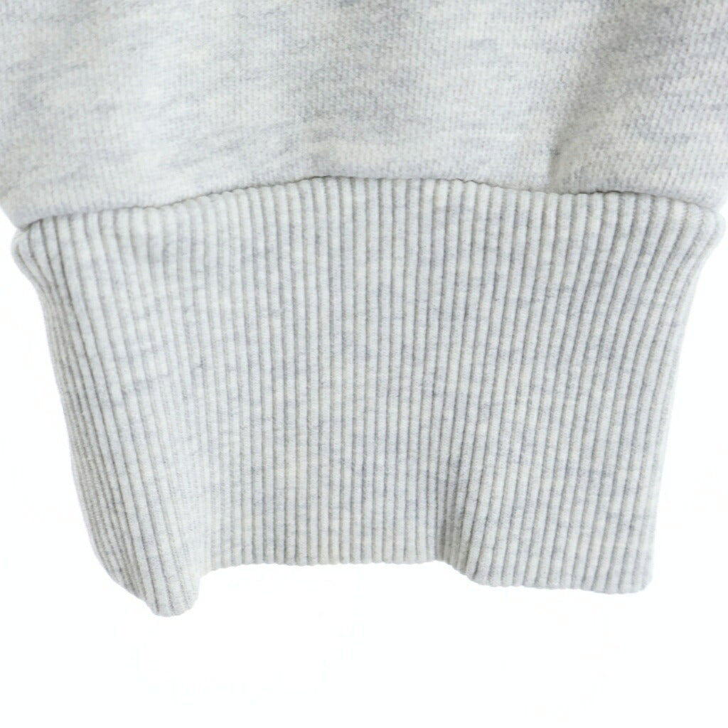 Sacai(サカイ) 21SS ×A.P.C. LOGO PRINT SWEAT CREW アーペーセー フロントロゴプリントスウェットクルーネックプルオーバー スウェットトレーナー グレー 21E2-COEON-M27656