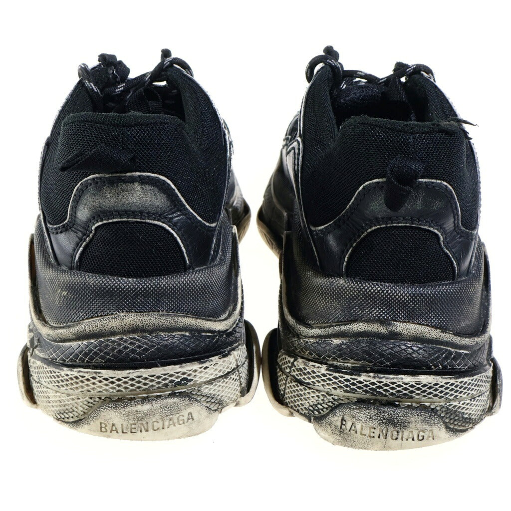 BALENCIAGA(バレンシアガ) Triple トリプル S ローカットスニーカー ブラック 536737