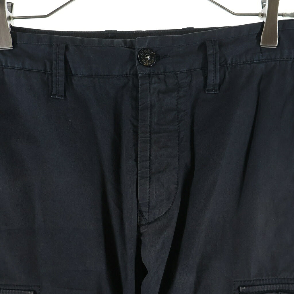 STONE ISLAND(ストーンアイランド) 23SS TYPE RE-T Cargo Pants カーゴイージーパンツ ブラック 791532710