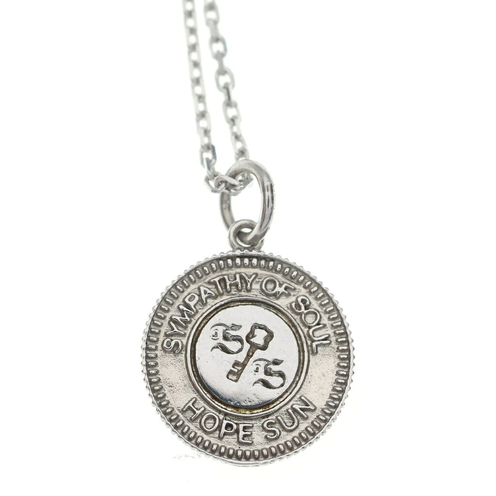 Sympathy of Soul(シンパシーオブソウル) Hope Sun Coin Charm ホープサンコインチャーム チェーン ネックレス シルバー