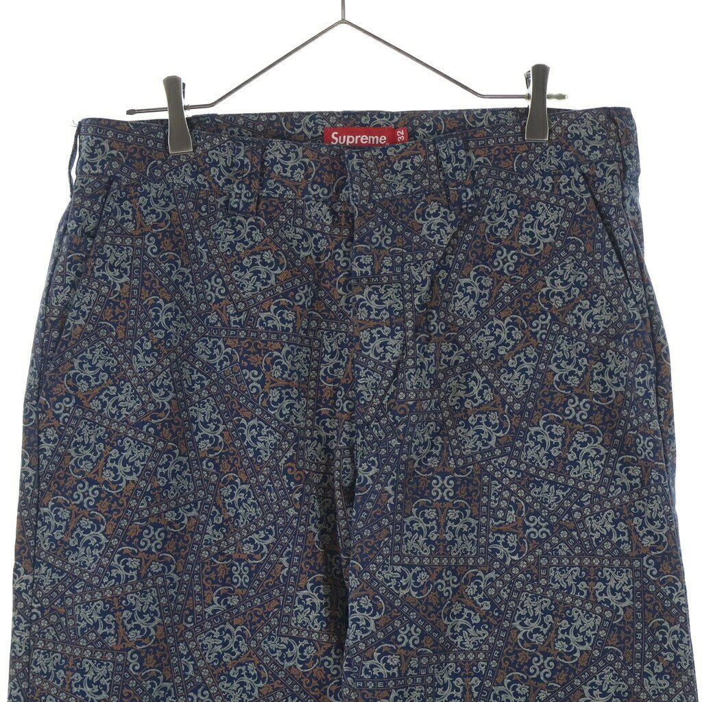SUPREME(シュプリーム) 21AW Floral Cards Work Pant フローラル カード ワークパンツ マルチ