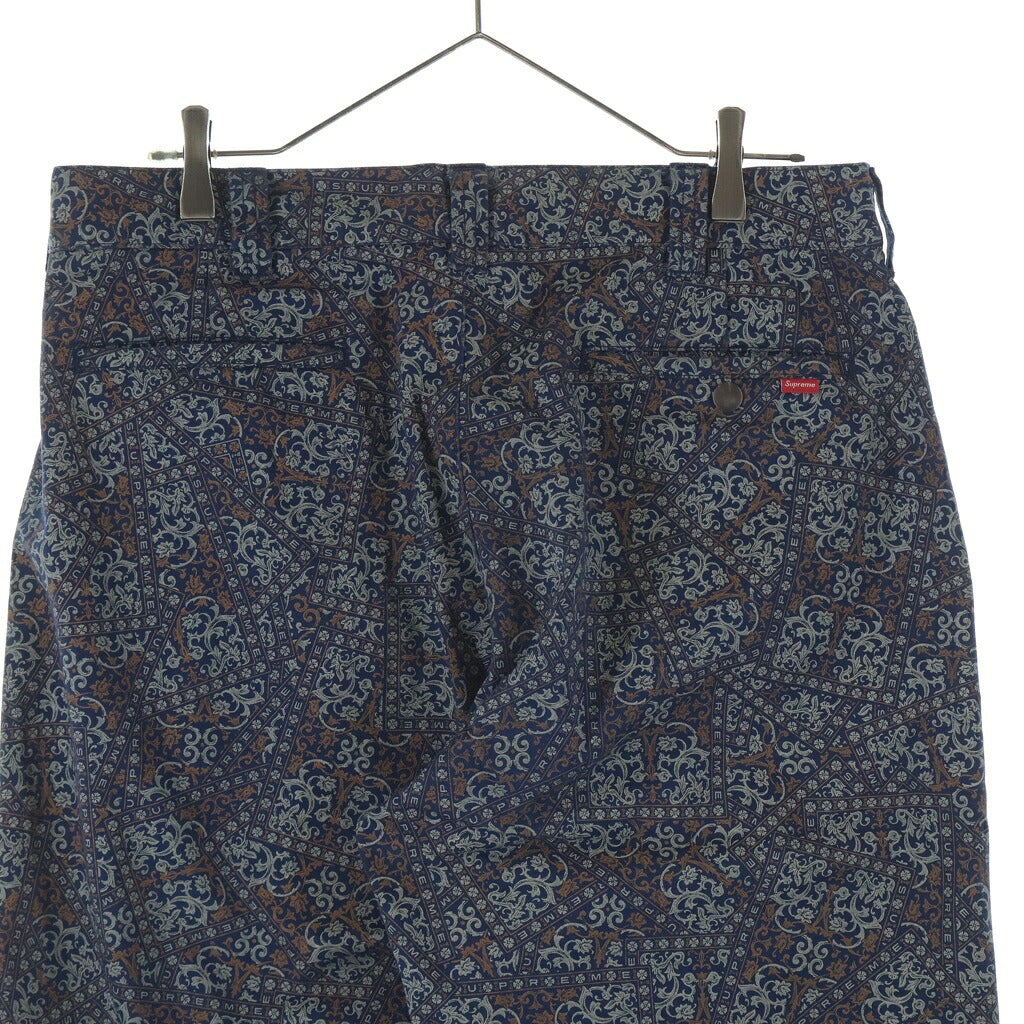 SUPREME(シュプリーム) 21AW Floral Cards Work Pant フローラル カード ワークパンツ マルチ