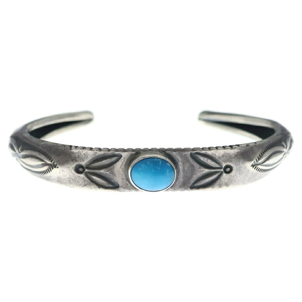 LARRY SMITH(ラリースミス) TRIANGLE REPOUSE BRACELET TURQUOISE トライアングル レポウズ ブレスレット ターコイズ バングル シルバー BR-0140