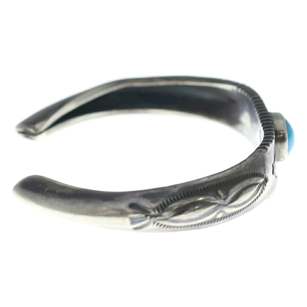 LARRY SMITH(ラリースミス) TRIANGLE REPOUSE BRACELET TURQUOISE トライアングル レポウズ ブレスレット ターコイズ バングル シルバー BR-0140