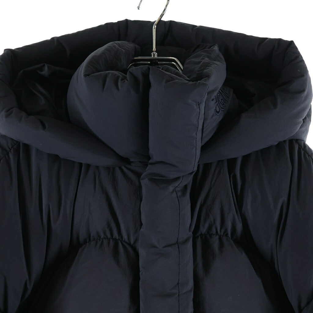 Acne Studios(アクネ ストゥディオズ) ショート丈 ジップアップ ナイロン ダウン ジャケット レディース ブラック FN-WN-OUTW000814