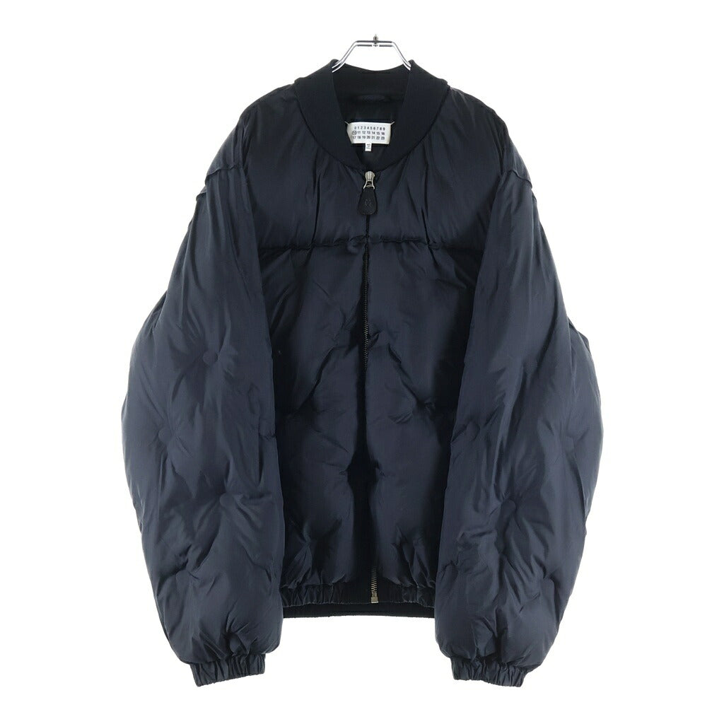 Maison Margiela(メゾンマルジェラ) 20AW Glam Slam Padded Bomber Jacket グラムスラム ボンバー 中綿 ジップアップ ジャケット ブラック S50AM0473