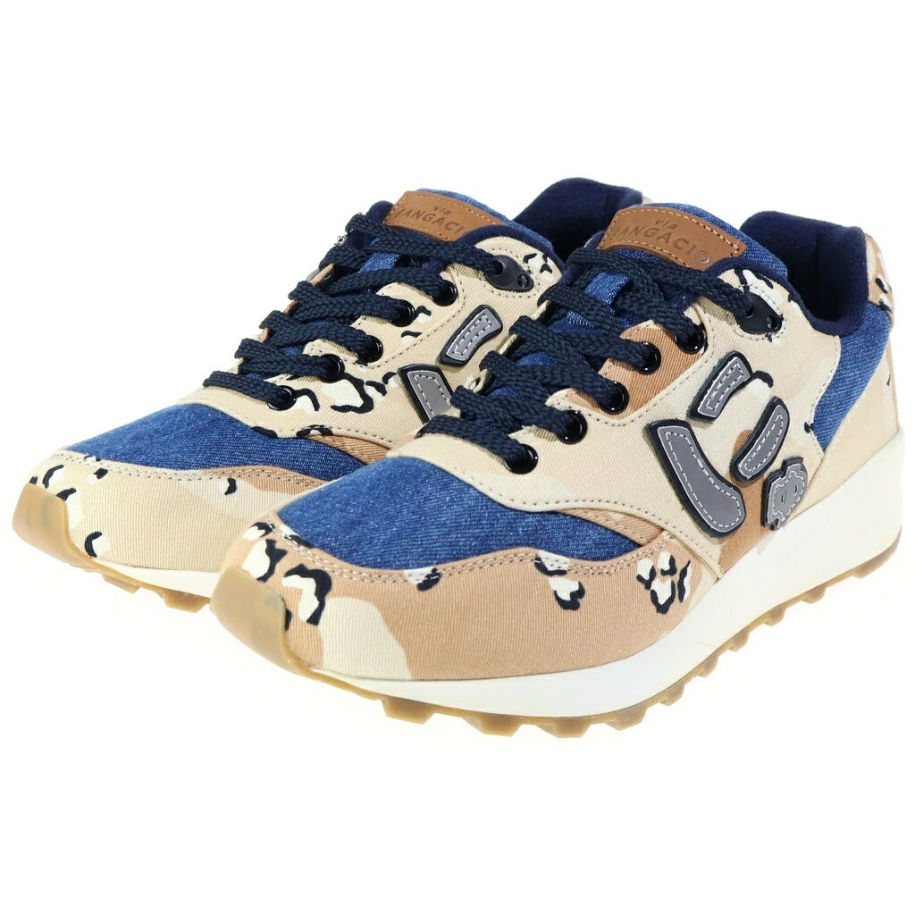Sangacio(サンガッチョ) にゅ〜ず be カモジーンズ ローカット スニーカー マルチ US8/26cm