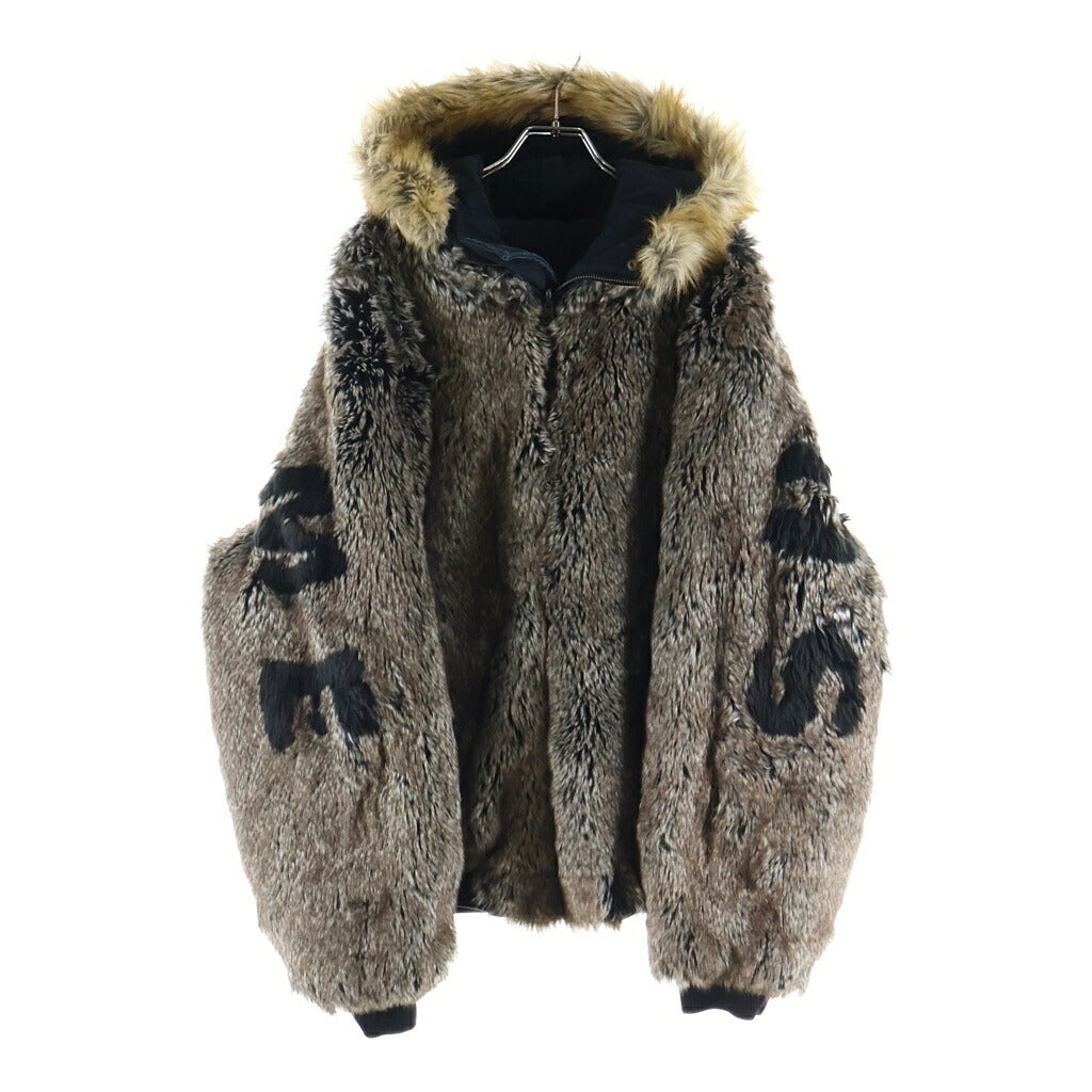 SUPREME(シュプリーム) 26SS Reversible Faux Fur Hooded Work Jacket フーデット リバーシブル ワーク ジャケット ブラック/ブラウン