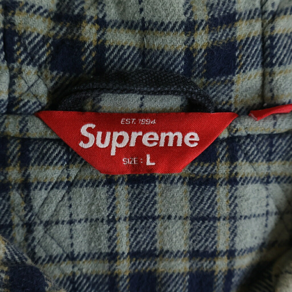 SUPREME(シュプリーム) 25AW Reflective Arc Hooded Work Jacket ロゴパッチ リフレクティブ アーク フーデッド ワーク ジャケット ブラック