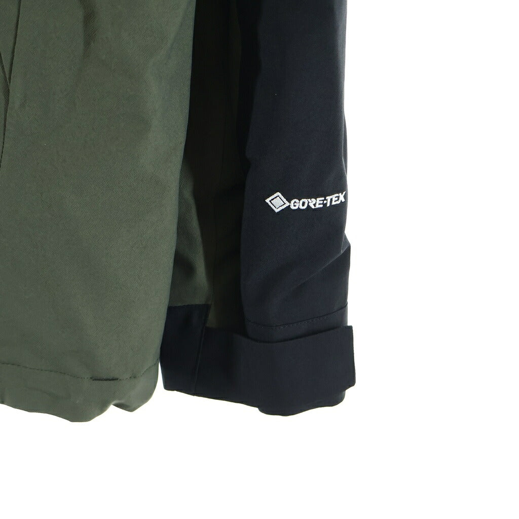 THE NORTH FACE(ザノースフェイス) GORE-TEX MOUNTAIN JACKET ゴアテックス ロゴエンブロイダリー ナイロン ジップアップ マウンテンジャケット カーキ NP61800