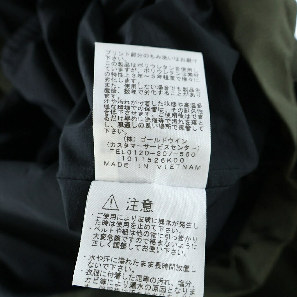 THE NORTH FACE(ザノースフェイス) GORE-TEX MOUNTAIN JACKET ゴアテックス ロゴエンブロイダリー ナイロン ジップアップ マウンテンジャケット カーキ NP61800