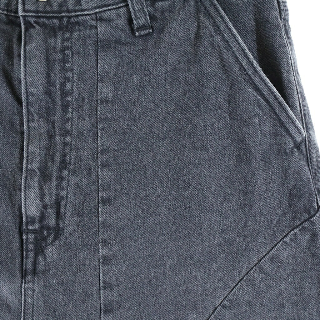 Jieda(ジエダ) 24AW CURVE OVER DENIM カーブオーバーデニム パンツ ブラック Jie-24W-PT03