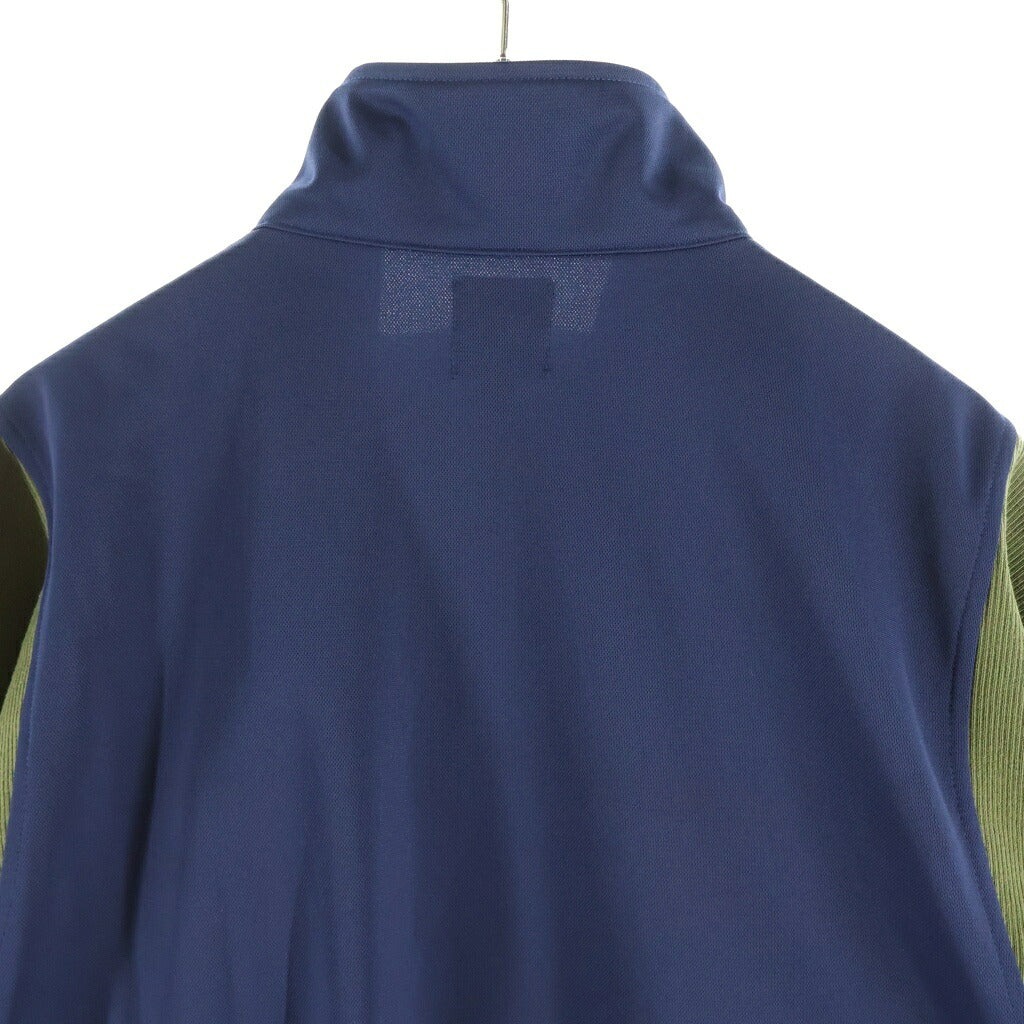 BRAIN-DEAD(ブレインデッド) Alonzo Panelled Rib Track Jacket アロンゾ パネルリブトラックジャケット ネイビー