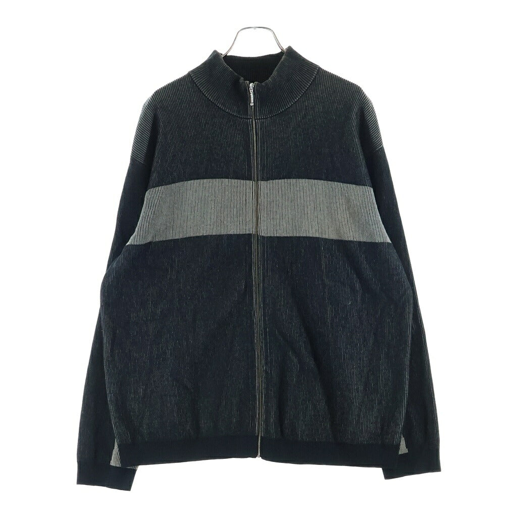 SUPREME(シュプリーム) 22AW 2-Tone Ribbed Zip Up Sweater 2トーンリブジップアップセーター グレー
