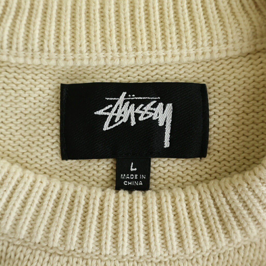 STUSSY(ステューシー) 22AW CURLY SWEATER カーリー S ニット セーター アイボリー 117073