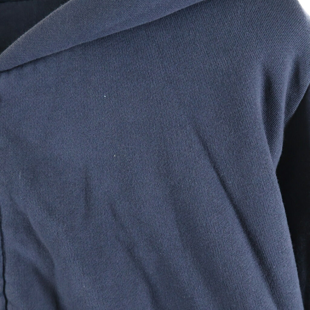 YEEZY GAP(イージーギャップ) Doubleface Wide Silhouette Zip Up Sweat Hoodie フーデット ジップアップ スウェットシャツ パーカー ネイビー 537322-01-1