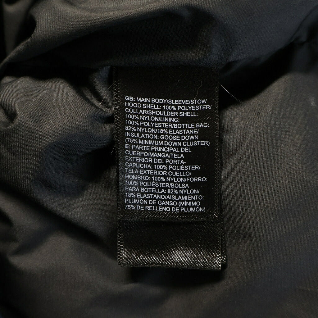 THE NORTH FACE(ザノースフェイス) Nuptse Jacketv ロゴ エンブロイド ヌプシ ダウン ジャケット アウター ネイビー