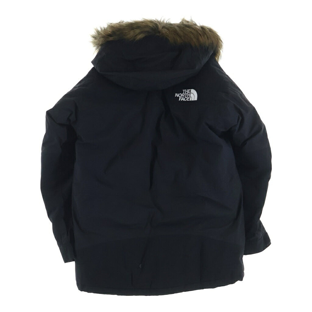 THE NORTH FACE(ザノースフェイス) Mountain Down Coat GORE-TEX ロゴ エンブロイド ジップアップ マウンテン ダウン コート ブラック ND91935