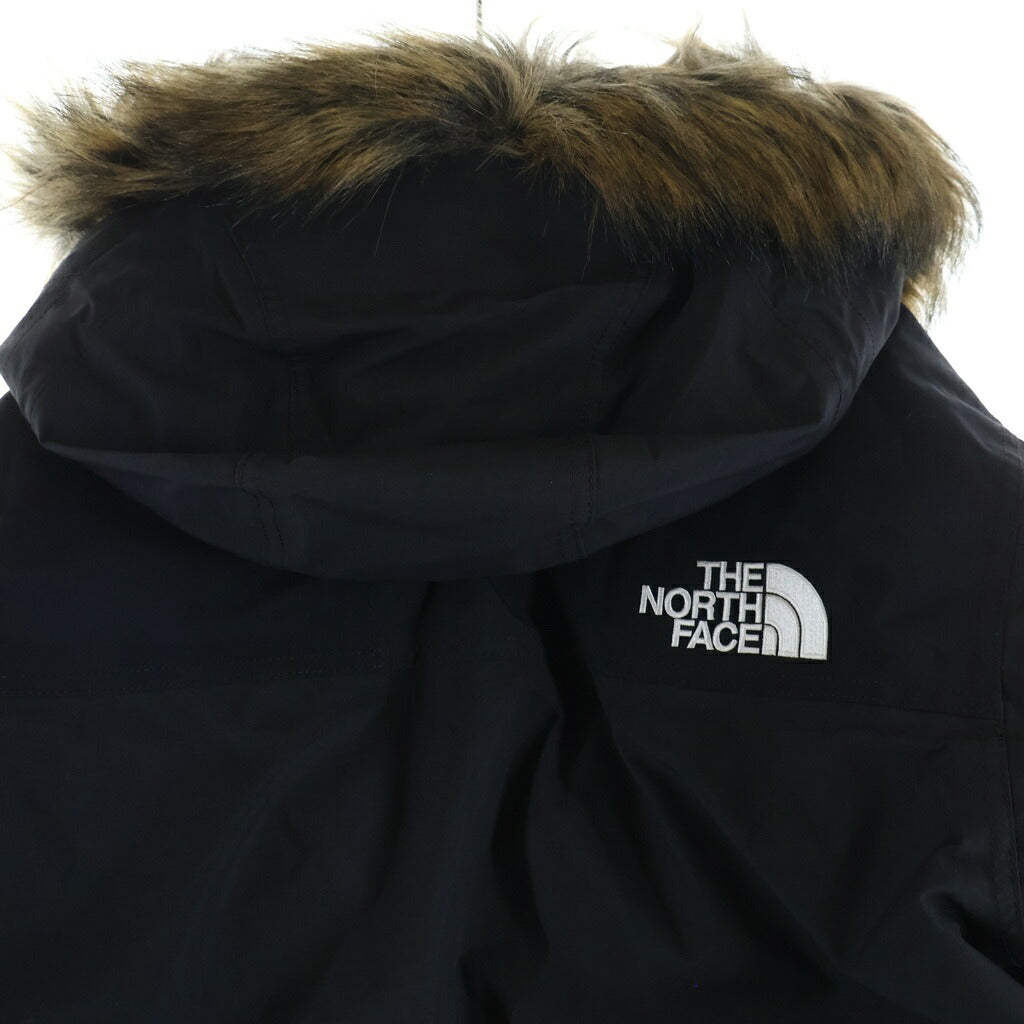 THE NORTH FACE(ザノースフェイス) Mountain Down Coat GORE-TEX ロゴ エンブロイド ジップアップ マウンテン ダウン コート ブラック ND91935