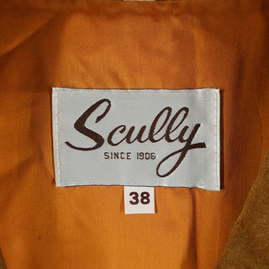 NO BRAND(ノーブランド) Scully スカリー スウェード フリンジ ウエスタンレザージャケット ブラウン