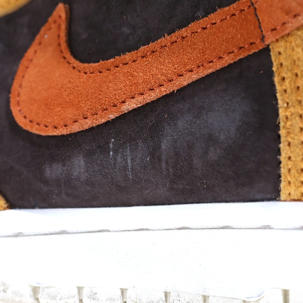 NIKE(ナイキ) DUNK HIGH RETRO PREMIUM DARK CURRY ダンク ハイ ダーク カレー ハイカットスニーカー US8/26cm ブラウン DD1401-200