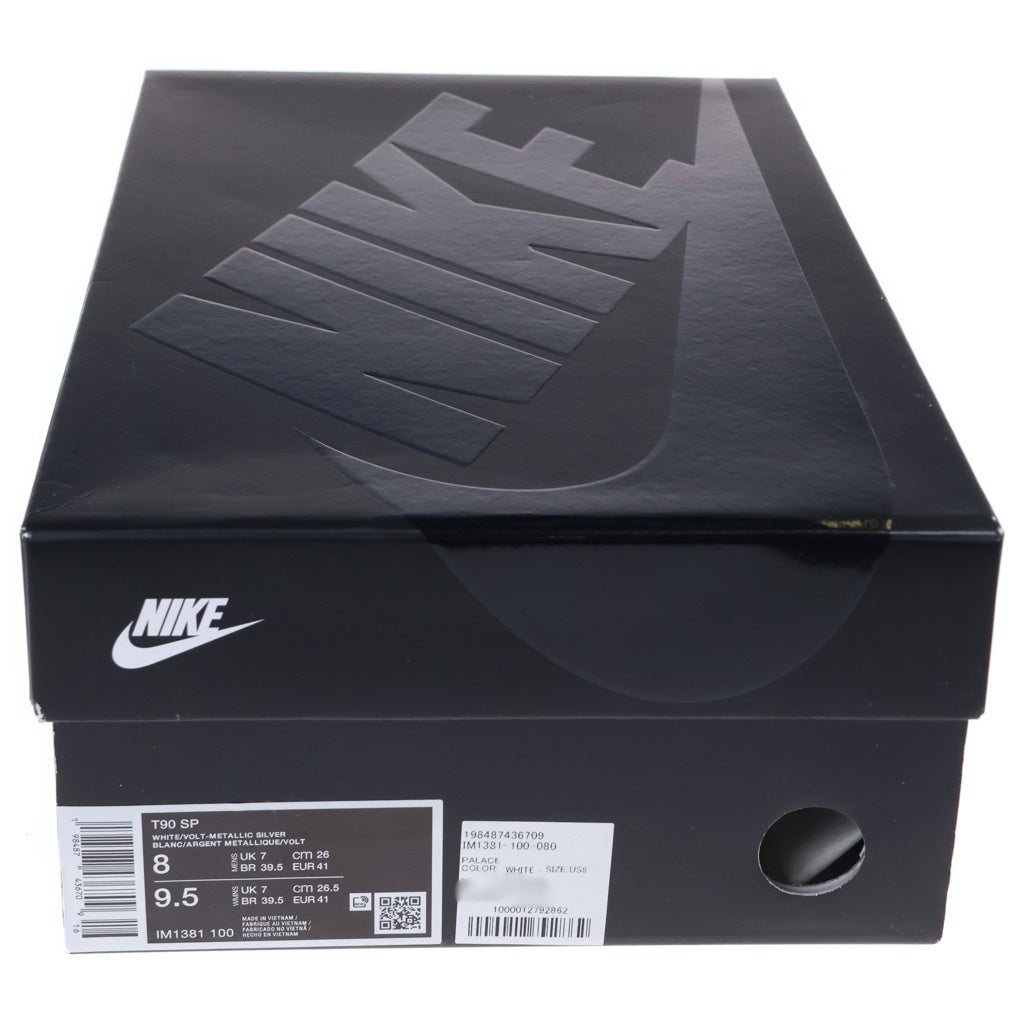 NIKE(ナイキ) ×PALACE Total 90 3トータル90 ローカットスニーカー ホワイト/イエロー US8/26cm IM1381-100