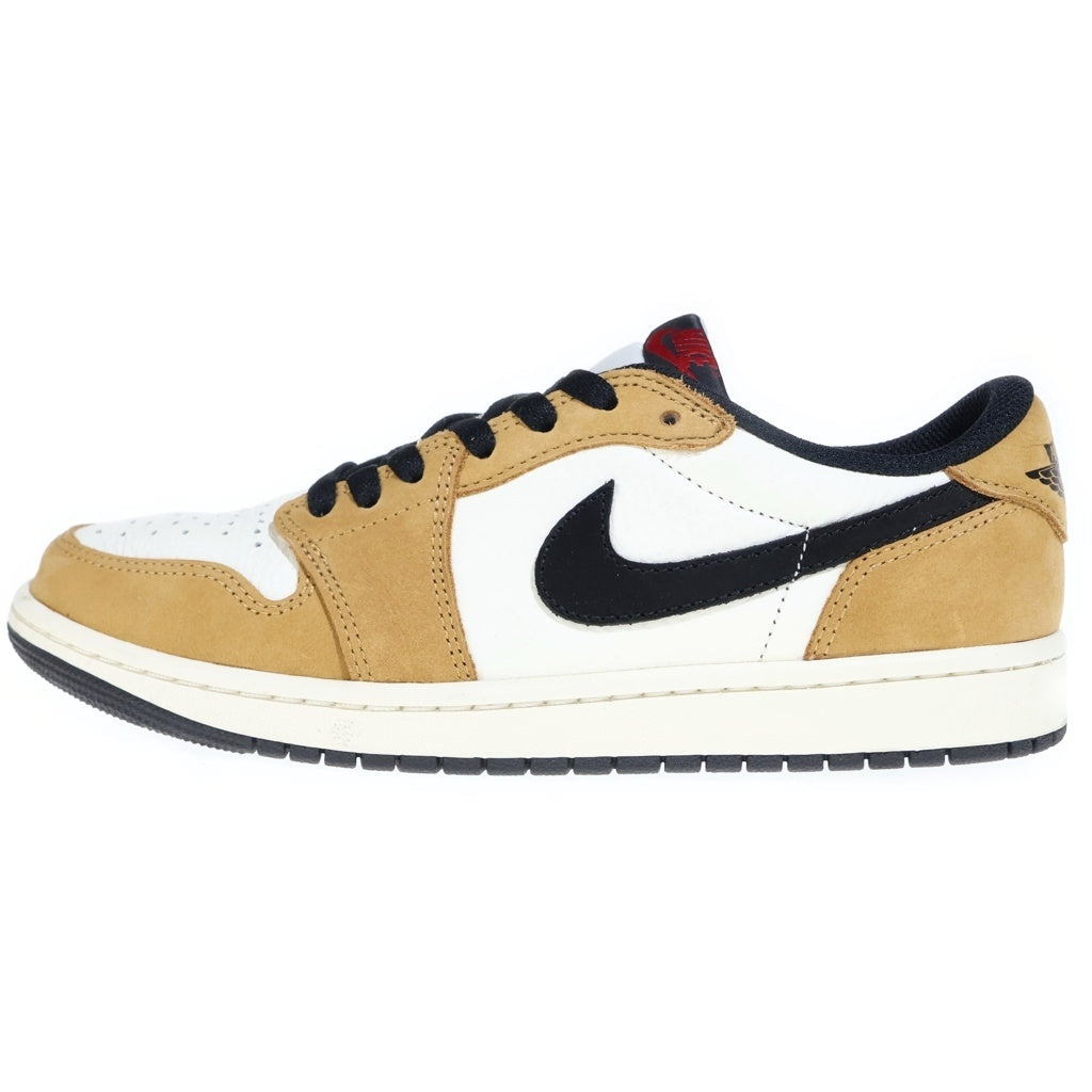 NIKE(ナイキ) AIR JORDAN 1 LOW OG ROOKIE OF THE YEAR SAIL AND GOLDEN HARVEST エア ジョーダン 1 オージー ローカットスニーカー US8/26cm CZ0790-107