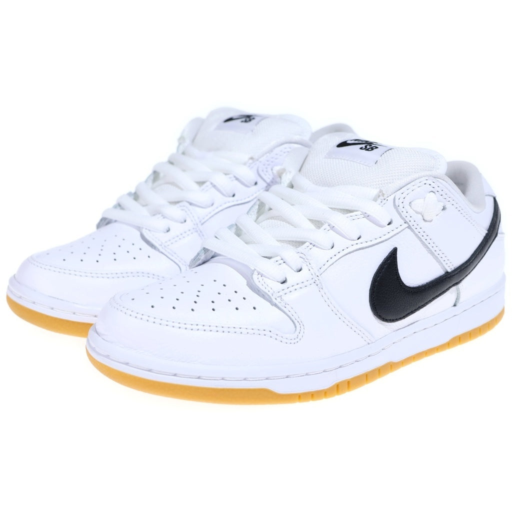 NIKE SB(ナイキエスビー) DUNK LOW ORANGE LABEL WHITE BLACK ダンク オレンジ ラベル ローカットスニーカー ホワイト/ブラック US8.5/26.5cm CD2563-101