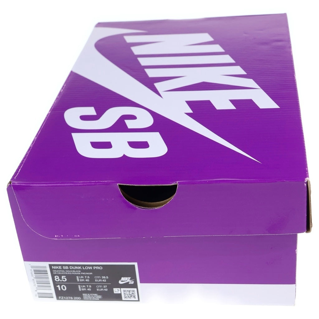 NIKE SB(ナイキエスビー) DUNK LOW PRO City of Cinema Celestial GOLD ダンク シティオブシネマ セレスティアルゴールド ローカットスニーカー US8.5/26.5cm FZ1278-200